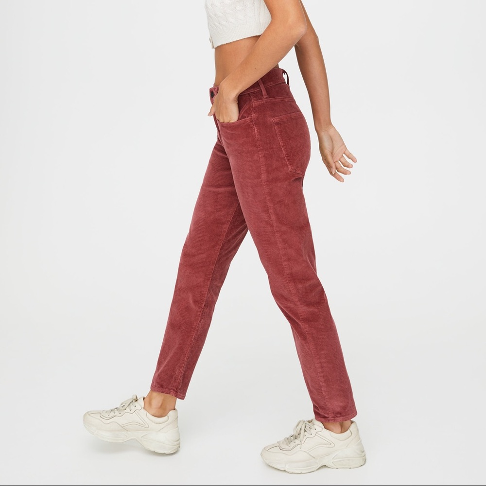 Aritzia Corduroy Slim Pants